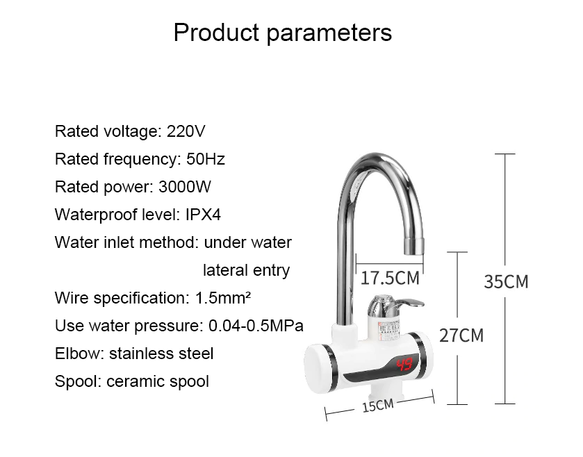 Chauffe-eau instantané électrique