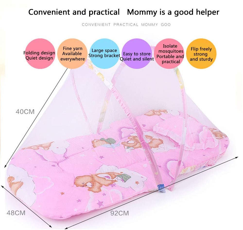 Tente Moustiquaire Bébé Pliant Matelas anti-insecte