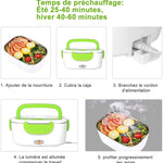Lunch Box Chauffante Électrique avec Cuve INOX