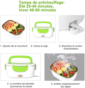 Lunch Box Chauffante Électrique avec Cuve INOX