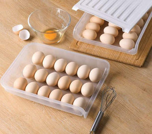 Support de stockage d'oeufs à défilement automatique - 2 pcs