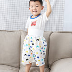 Short jupe-culotte confortable 2 en 1 pour enfants Shorts imperméables